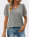 Avalance™| Lisa Elegant V-Neck Top