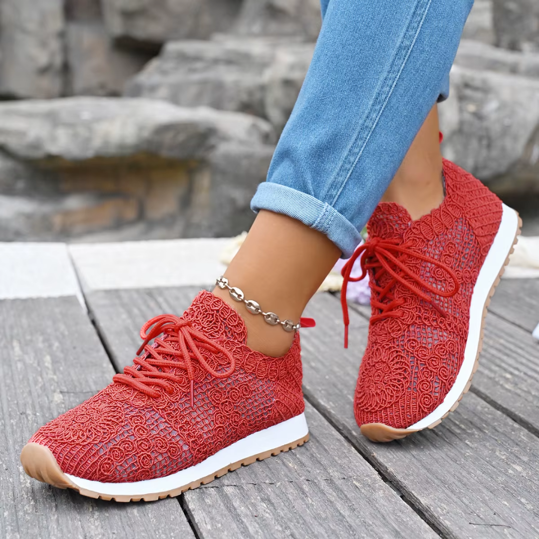 Avalance™| Ferana Orthopedic Lace Sneakers