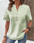 Avalance™| Elegant Striped Blouse