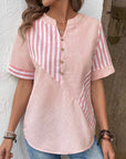 Avalance™| Elegant Striped Blouse