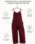 Avalance™| Oversized Maternity & Postpartum Jumpsuit