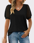 Avalance™| Lisa Elegant V-Neck Top