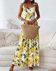 Avalance™| Lemon-Print Summer Dress