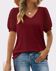 Avalance™| Lisa Elegant V-Neck Top