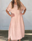 Avalance™| Kamile Linen Cotton Dress