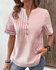 Avalance™| Elegant Striped Blouse