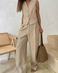 Avalance™| All-Day Comfort Cotton-Linen Set