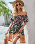 Avalance™| Off Shoulder Printed Dress