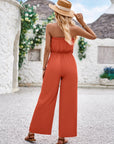 Avalance™| Slim Fit Solid Color Tube Top Jumpsuit