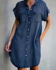 Avalance™| Tummy Covering Denim Dress