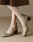 Avalance™| Mavis Mid Heeled Pumps