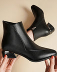 Avalance™| Valencia Leather Ankle Boots