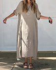 Avalance™| Kamile Linen Cotton Dress