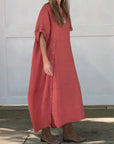 Avalance™| Kamile Linen Cotton Dress