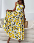 Avalance™| Lemon-Print Summer Dress