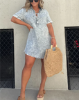 Avalance™| Dhalia Denim Shirt Dress