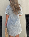 Avalance™| Dhalia Denim Shirt Dress