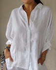 Avalance™| Linen Elegant Blouse