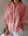 Avalance™| Linen Elegant Blouse