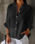 Avalance™| Linen Elegant Blouse