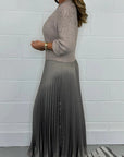 Avalance™| Long Sleeve Jumper + Pleated Bottom Dress