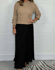 Avalance™| Long Sleeve Jumper + Pleated Bottom Dress