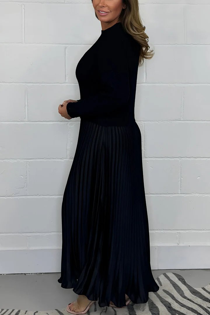 Avalance™| Long Sleeve Jumper + Pleated Bottom Dress